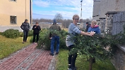 Prace przy dekoracji bożonarodzeniowej, 18.12.2024