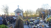 Dzień zaduszyny i modlitwa różańcowa za zmarłych z wypominkami na starym cmentarzu, 2.11.2024