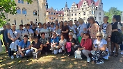 Pielgrzymka delegacji MI z ks. Piotrem Rutkowskim do Mosznej, Góry św. Anny, Kamienia Śląskiego i Opola, 14.06.2025